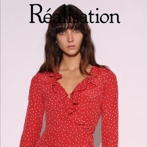 Relisation Alexandra Red Star Dress Small 2